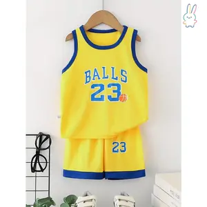 ERT-Elite Youth Basketball Kit - # 23 Game-Ready Jersey & Performance Shorts |   Moisture-Wicking Polyester Fabric (Red/White)