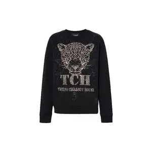 TCH - B - Black ,Sweatshirt,Leopard