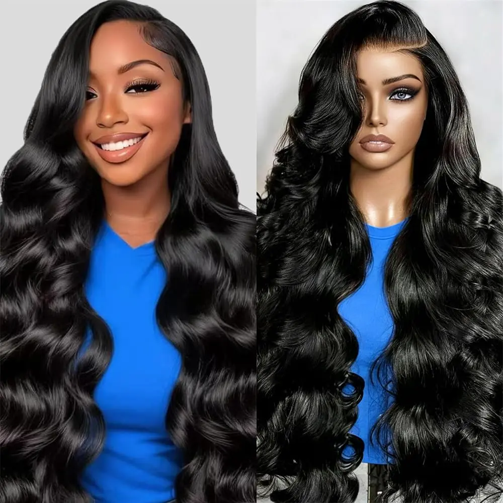 [ONLY $99] 30 Inch Human Hair Wig | 13x4 Lace Front Wigs Human Hair Body Wave HD Lace Front Wigs Human Hair Pre Plucked Natural Black Lace Frontal Wigs for Women