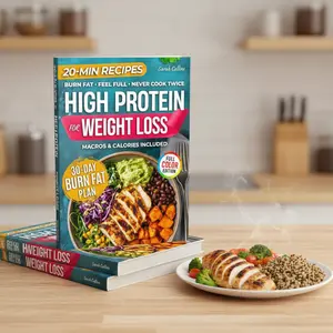 High Protein Cookbook: 101 Low-Carb Recipes & a 30-Day Meal Plan for Balanced Nutrition and Everyday Energy