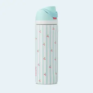 OWALA NEW - 2026 Kawaii Pastel Stripe Bottle – Lightweight, Durable & Easy to Carry S9