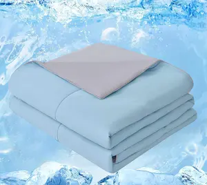 Cooling Qulit, Thin Comforter Set for Hot Sleepers, Lightweight Summer Bed Blanket, Arc Chill Cool Light Weight Bedding Sets, King Queen Full Twin XL Size, Reversible Blue Gray Green Teal Lavender White Light Purple