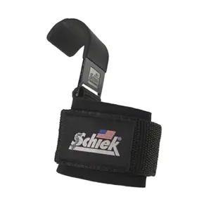 212 MAIN Schiek Sports Weight Lifting Hooks, Heavy-Duty Lifting Straps with Neoprene Pad for Secure Grip, Strength Training