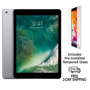 Refurbished Apple iPad 2017 (5th Gen) WiFi Only A1822 - Good Condition with Pre-Installed Tempered Glass & 1 Year Warranty