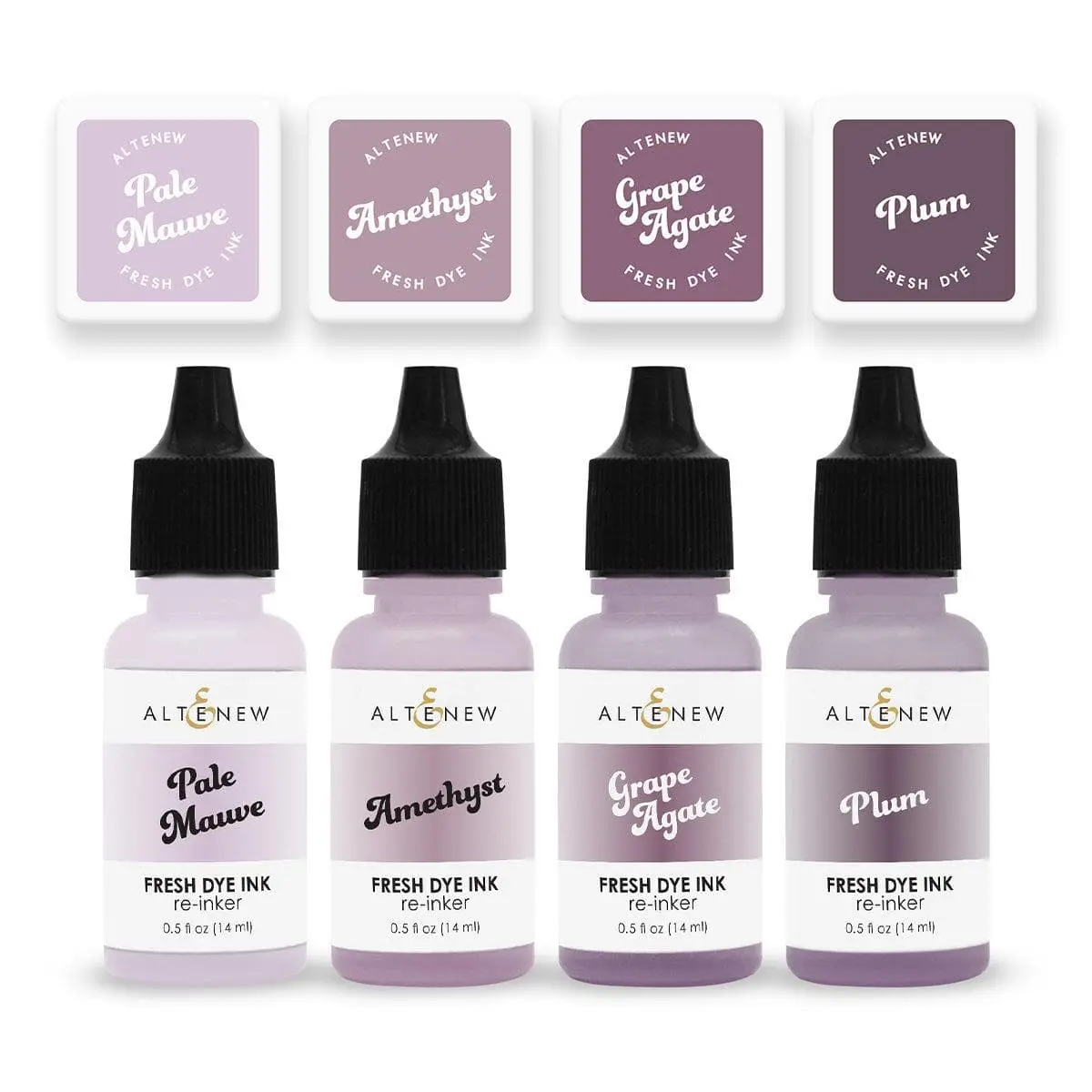 Sugarplums Fresh Dye Ink Mini Cube & Reinker Bundle