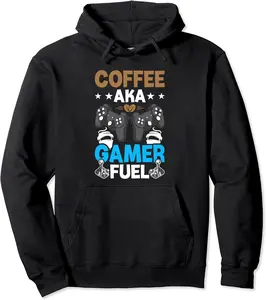Coffee AKA Gamer Fuel Video Gamer Gaming Pullover Hoodie - Taliyaannhun Shop 47B09WSJLXY5