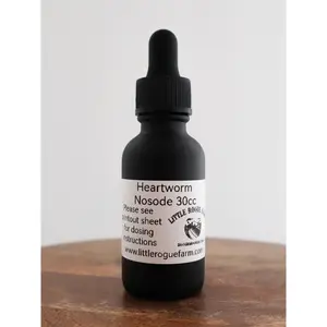 Homeopathic Heartworm Nosode 1oz dropper bottle