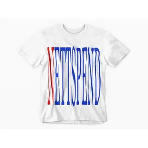 Nettspend Wordmark Invert Cotton Tee Shirt, Laid-Back Vibe, Always in Style, Easy Care, Machine Wash Safe