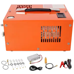 PCP Air Compressor 12V DC, PCP Compressor 4500 Psi, Paintball 30MPa Portable PCP Air Compressor, Rifle Pump 110V AC, High Pressure Pump Scuba Tank Compressor Pump