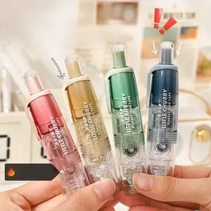 Retractable Correction Tape, 3/12 Pack, Easy-To-Use Cute Pen-Shaped Smearer, Instant Correction, Home Office School Supplies, Office Stationery Supplies