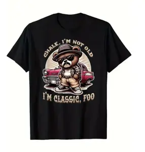 Funny Lowrider Car Graphic T-Shirt, "I'm Not Old Foo" Chicano Style Tee, Vintage Car Culture Shirt, Men & Women Casual Cotton Streetwear Top, #fyp #viral #ootd #lowrider #streetwear