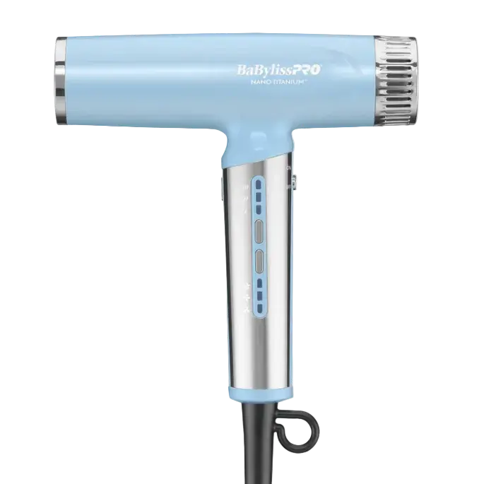 BaBylissPRO Nano Titanium Limited Edition Nano Light Ionic Dryer - Iced Blue