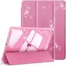 Fintie Glitter Chic Slim Durable Tablet Accessory for iPad 10.2" 9th/8th/7th Gen - Smart Tablet Accessories, Cute Kids Protective Case with Built-in Pencil Slot, Auto-Wake/Sleep Feature