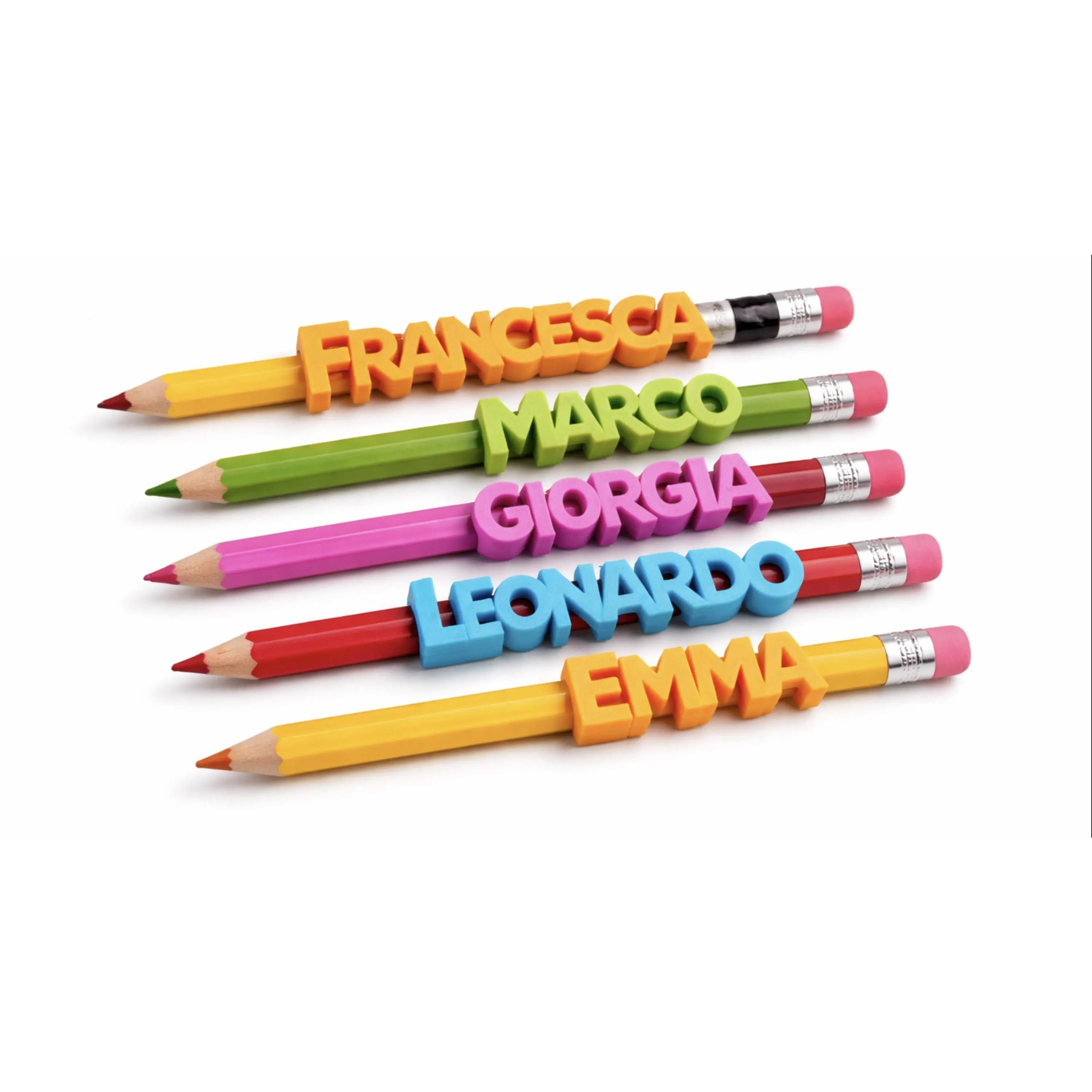 3D Printed Custom Name Pencil, Kids Back to School Supply, Bright Party Favors, Teacher Gifts for Kitchen Home Improvement Use