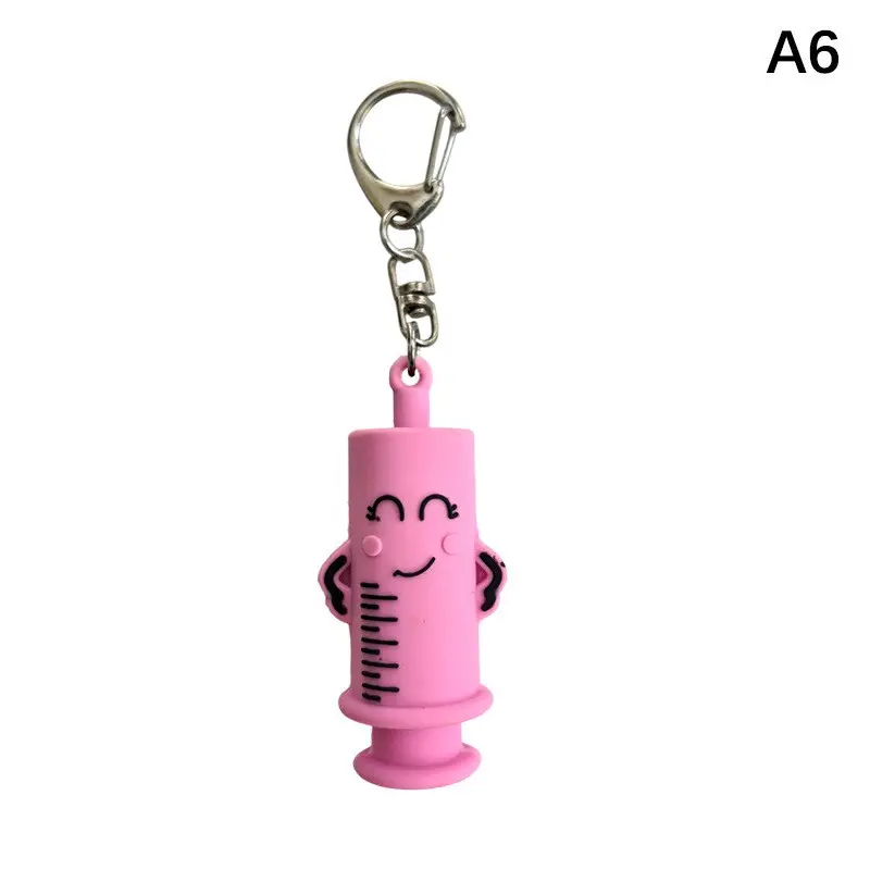 Ampoule Opener Keychain - Syringe-Shaped Cutter, Essential Auxiliary Tool for Nurses & Doctors, Safe Ampoule Breaker for Vials, Stylish Keychain