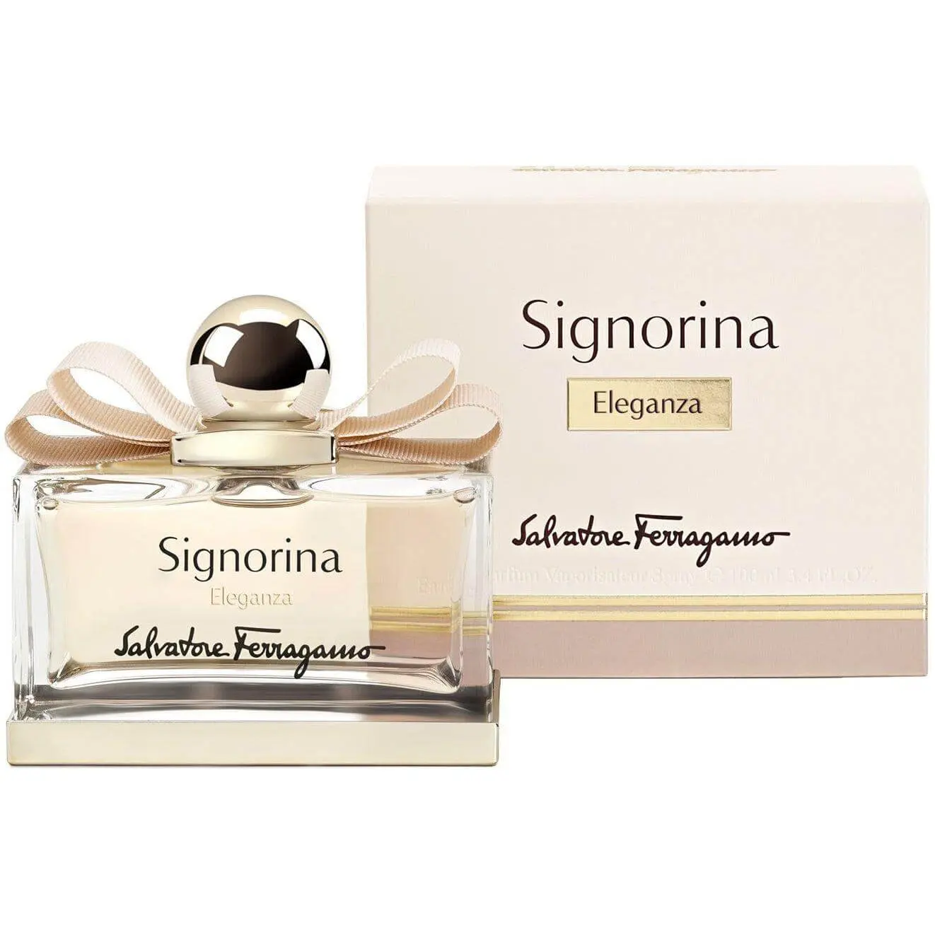 Salvatore Ferragamo Signorina Eleganza Eau de Parfum, A Captivating Women's Fragrance and Beauty Perfume with Fresh Grapefruit & Almond Notes, 3.4 fl oz, Freshness, Fragrance Perfumes, Bold Elegant Fragrance