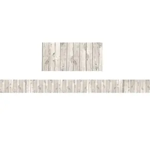 White Wood Border