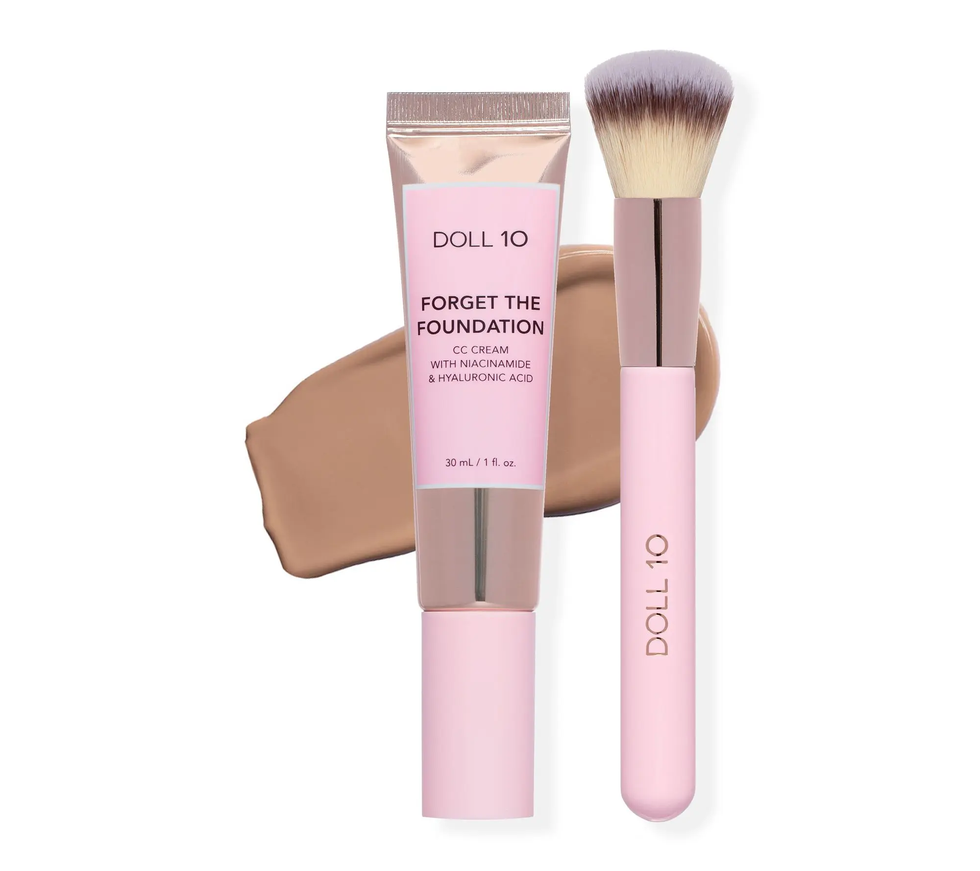 Doll 10 Skinplicity Color Adaptive CC Cream w/ Brush Doll 10 Skinplicity Color Adaptive CC Cream w/ Brush