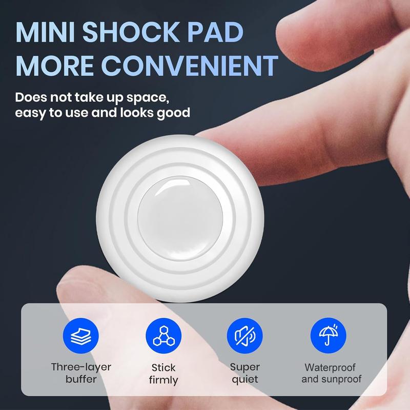 24PCS Universal Car Door Shock Absorber Cushion Gasket Decoration Sticker Shock-Absorbing Gasket Anti-Collision Gasket Automotive Door Entry Guard Car Accessories Universal for Most Cars