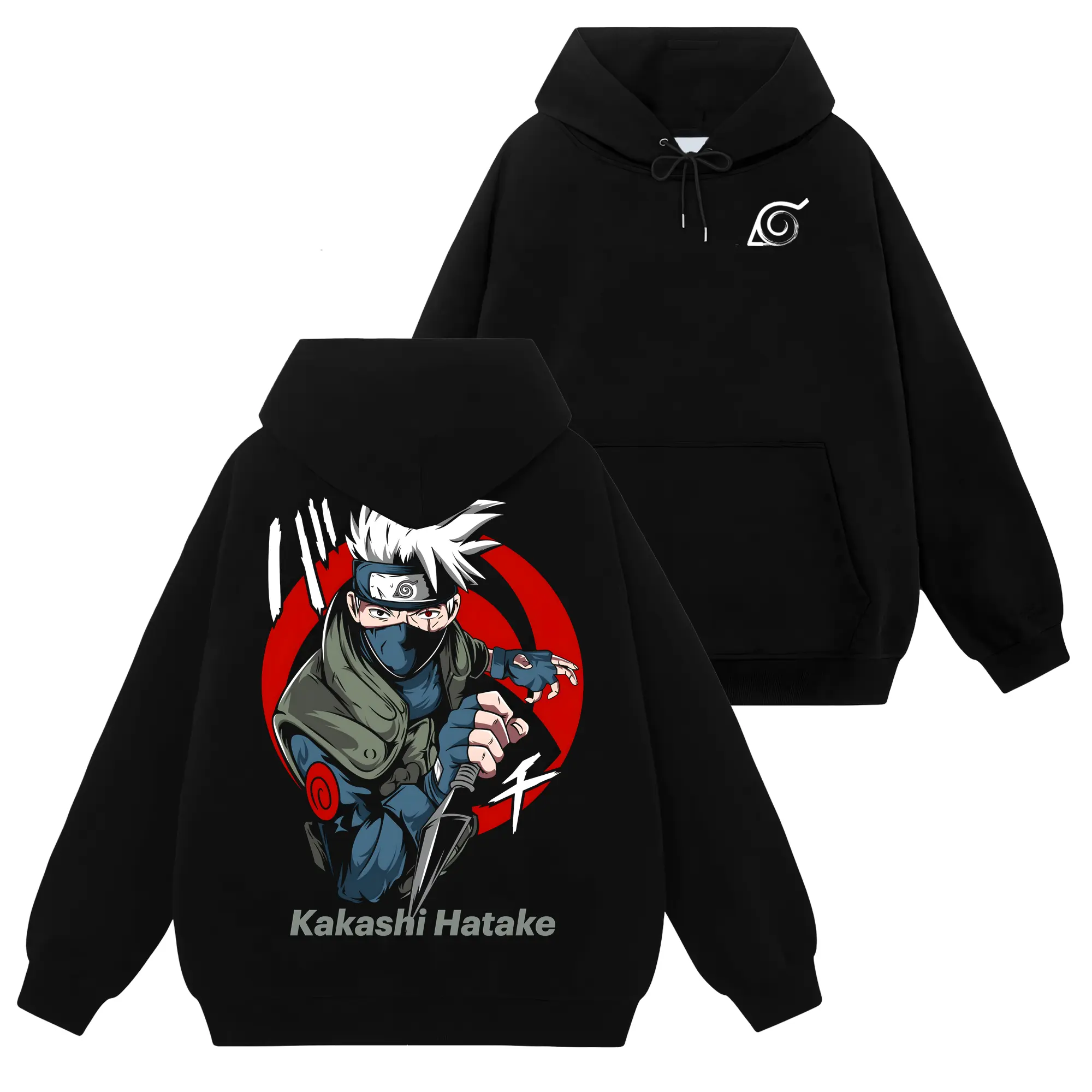 [Shinobi Shop] Limited Kakashi Hatake - Naruto Shippuden #89 Hoodie T-Shirt Sweatshirt, Retro Vintage Unisex Graphic 90s Cotton, Gift For Wibu, Anime Manga Y2K Streetwear