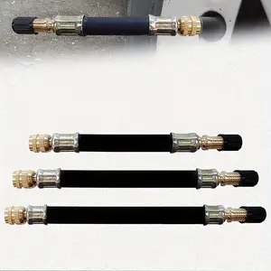 1pc Tire Valve Extension Adapter Valve Inflatable Rubber Hose Steel Wire Car Wheels Tyre Valve Stems Extensions Tube Adapter