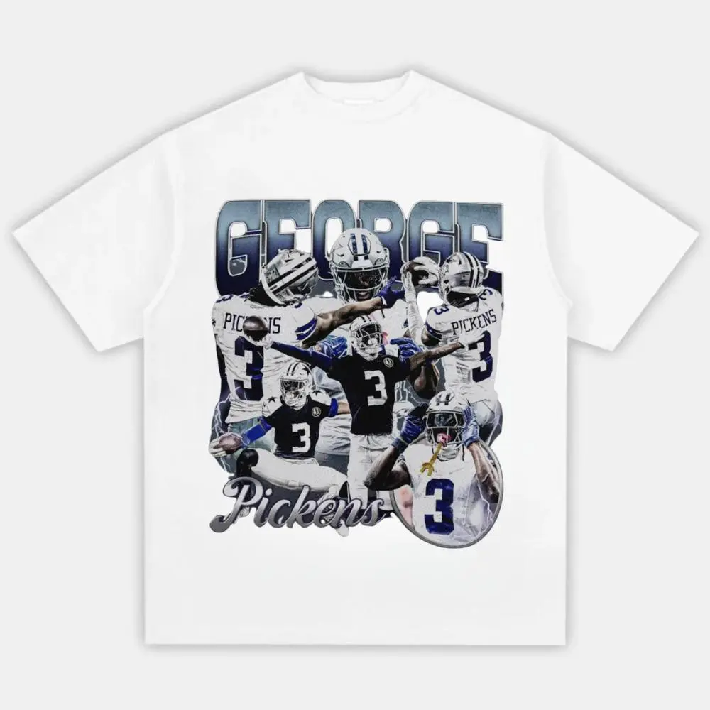 Adult & Youth George Pickens Dallas Football Bootleg 90s T-Shirt, George Pickens shirt, graphic t-shirts, Game Day Shirt, Dallas Football Tee clothes, Gift For Him & Her
