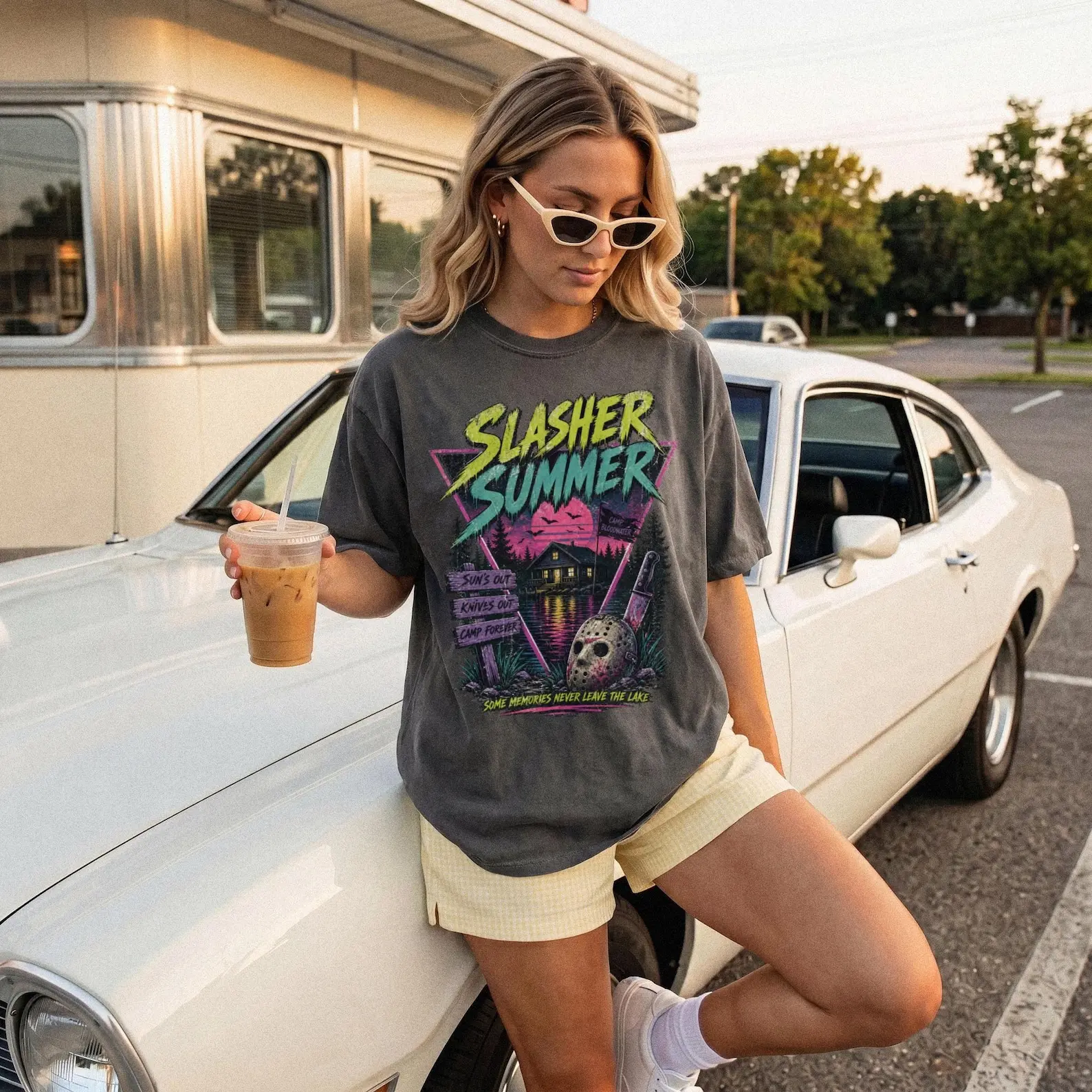 Slasher Summer 80s Horror Shirt - Vintage Summerween Shirt - Classic Horror Shirt