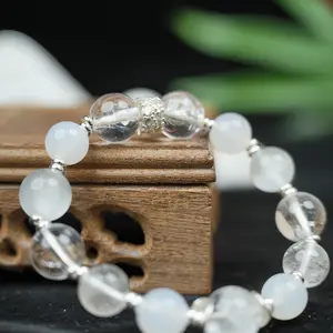 LUMAWU Five-Elements Metal Bracelet | Clarity Reminder & Fortune Crystal （12mm）