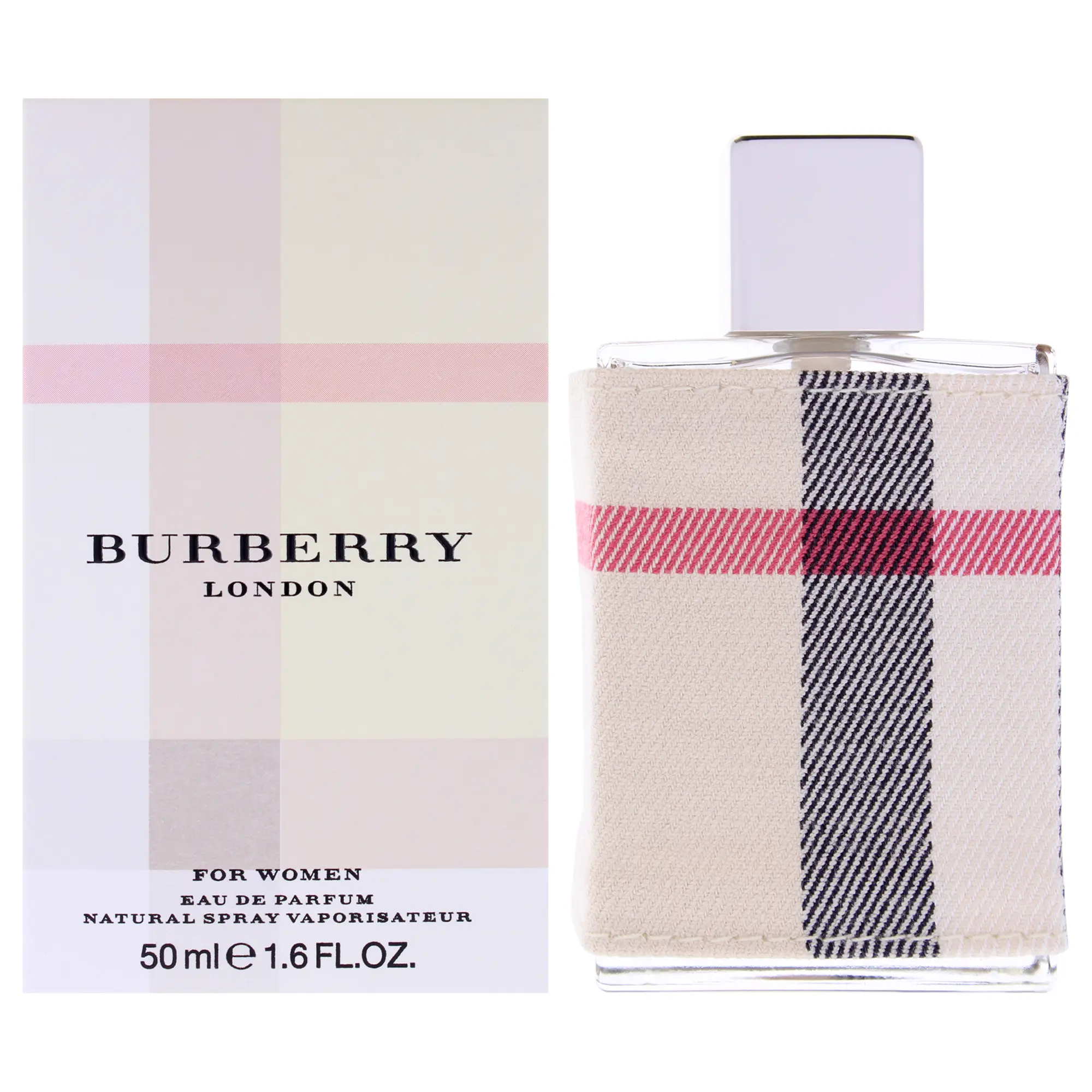 BURBERRY London Women's Classic Eau de Parfum (EDP) Spray, Long-Lasting Unisex Fragrance, 1.6 fl oz (1 to 1.9 fl oz Range)