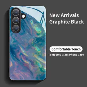 Phone Case - A Stylish Tempered Glass Case with a Dreamy, Swirling Starry Design for Samsung Galaxy S26 S25 S24 S23 S22Pro S21 S20 Fe Plus Ultra Pro A56 A55 A54 A53 A52 A51 A36 A35 A34 A32 A26 A25 A24 A23 A16 A15 A14 A06 A05 A03s