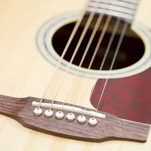 2pcs/set Acoustic Guitar Bone Bridge Saddle and Nut