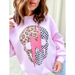 Lightning Skull Graphic Top