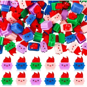 100 Pcs Mini Resin Dumpster Figurines Ornament Bulk Mini Dumpster Desk Accessories Funny Employee Appreciation Gifts Bulk for Christmas Office Coworkers Teacher Firefighters