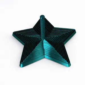 Hypnotic Spiral Fidget Star | 3D Printed Sensory Toy | Stress Relief Desk Toy | Mesmerizing Spin Art