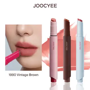 JOOCYEE Velvet Rouge Matte Lipstick,Buy 1 Get 2 Free Balm, Blur, Smooth, Non-Smudging, Transfer-Proof, Non-Drying, Long-Lasting, Lightweight, 2-in-1 Lip & Cheek, Waterproof, Beginner-Friendly, Non-Stick Cup, Makeup, Cosmetic, Summervibes,Summerwins
