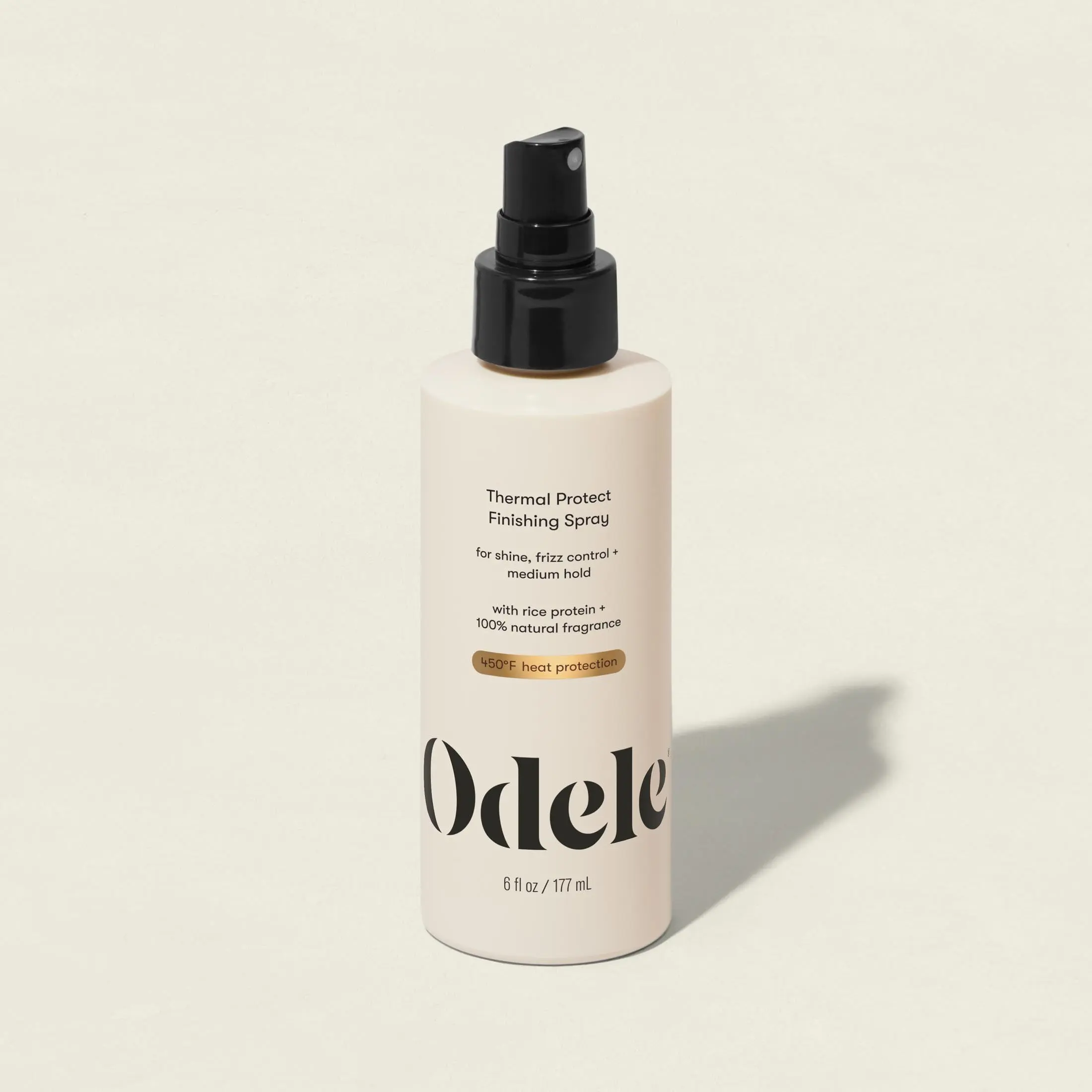 Odele Thermal Protect Finishing Spray | Heat Protectant Spray for Shine + Frizz Control + Flexible Hold | Protects Up to 450°F + Adds Smooth Finish | 6 fl. oz