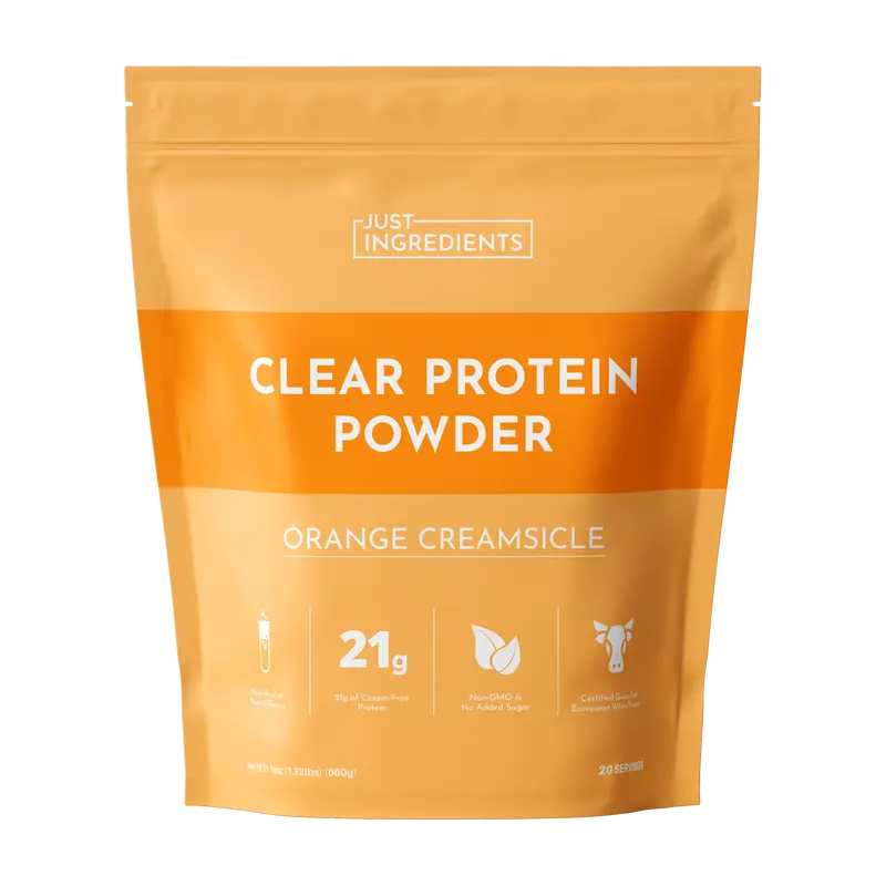 Just Ingredients Orange Creamsicle Clear Protein Powder