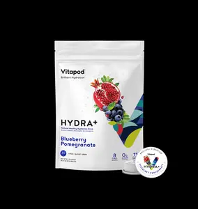 Vitapod Hydra+ Watermelon Water Enhancer Pods Bundle – Sugar-Free Hydration with Vitamins & Electrolytes, 30 Pods + Bottle