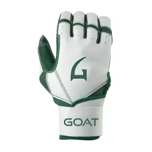 Origin Series Long Cuff White and Green Batting Gloves Origin Series Long Cuff White and Green Batting Gloves