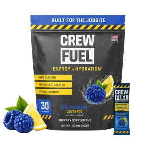 Electrolyte + Caffeine (80mg) – Clean Energy Drink Alternative (Blue Collar / Jobsite)