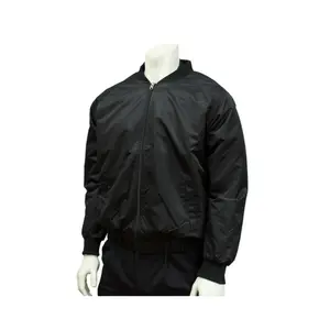 Black Jacket with Full Front Zipper