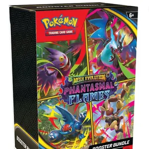 Pokémon Trading Card Game Mega Evolution Phantasmal Flames Booster Bundle for Ages 6+