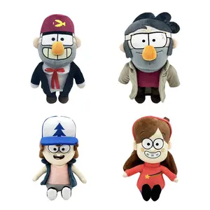 Gravity Falls Plush Doll Stanford Pines Dipper Mabel Grunkle Stan Plushies Stuffed Toys Kids Child Birthday Christmas Gifts