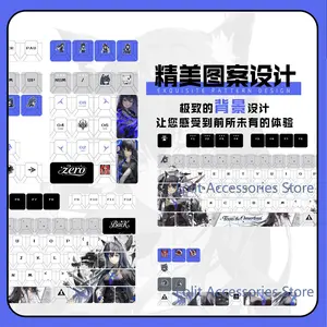 122 Keys Arknights Texas The Omertosa Suitable Various Computer Keycap Gaming Keyboard Keycaps Game Mechanical Keyboard Keycap