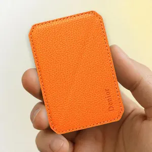 Card Storage Luxury Card Slot Faux Leather Magnet Stand Mobile Phone Wallet For Unisex Relatives Friends And Elders Holiday Gift