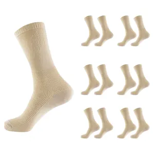 Excellence in Diabetic Socks with 6 Pairs in a Pack – Premium Elastic Over the Calf Socks Set for Extra Comfort and Support