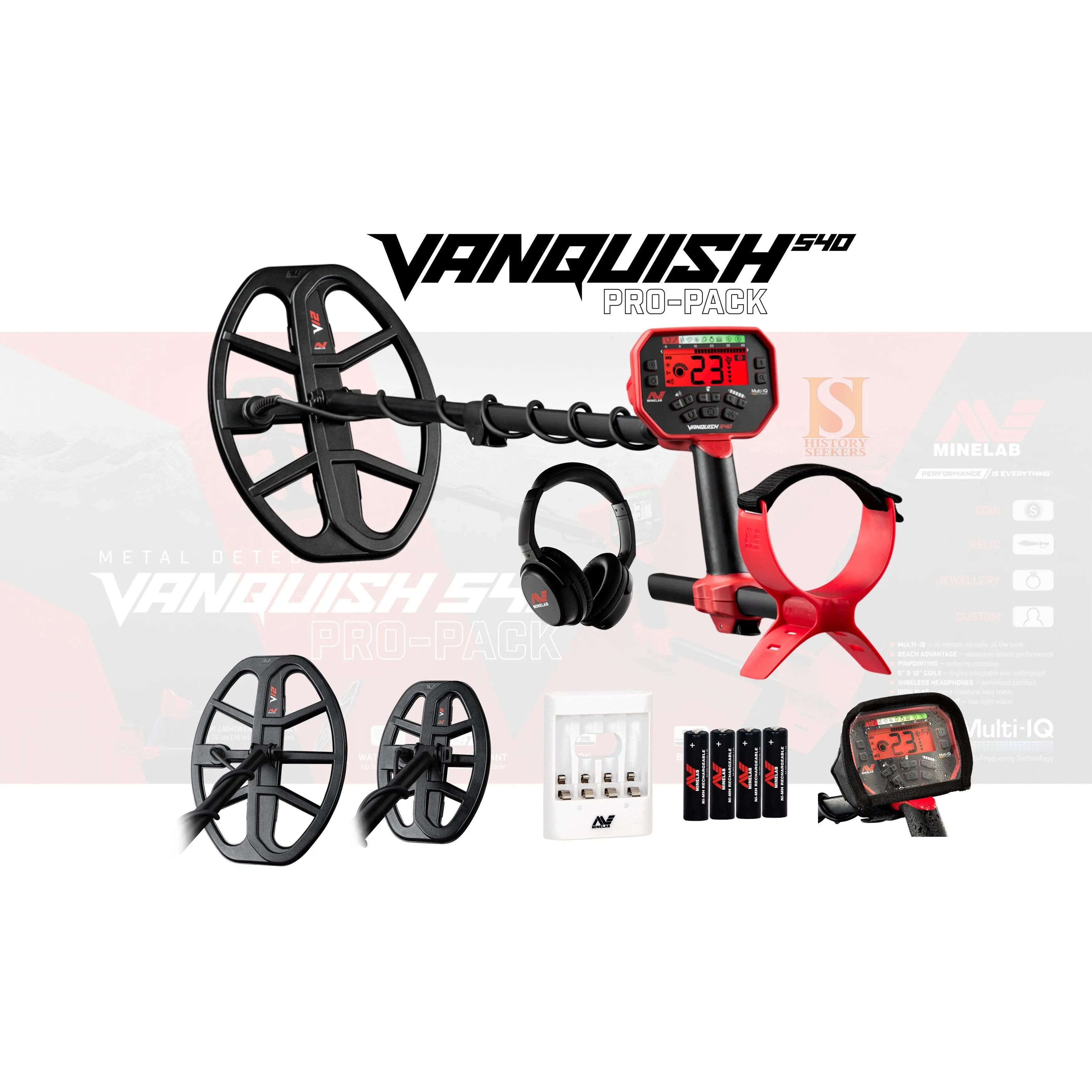 Minelab Vanquish 540 PRO PACK Metal Detector