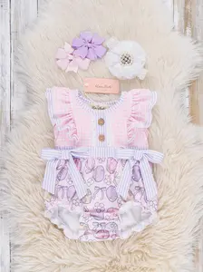 Egg Basket Ruffle Bubble Romper Egg Basket Ruffle Bubble Romper