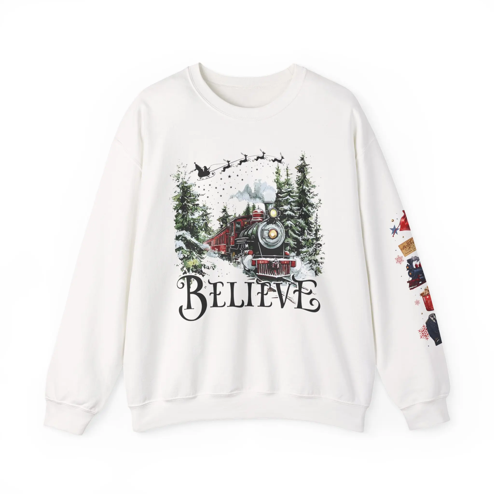 Polar Express Shirt , Polar Express Believe Movie Sweatshirt , Retro 90s Christmas Movies