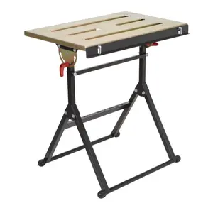 CHICAGO ELECTRIC Adjustable Steel Welding Table